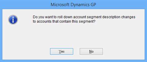 Re-Enable New Account Segment Notification in Dynamics GP - ALaCarteGP ...